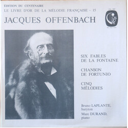 Jacques Offenbach / Bruno Laplante / Marc Durand (4) Six Fables De La Fontaine