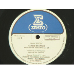 Hector Berlioz / Orchestre Philharmonique De Strasbourg / Alain Lombard / Claude Ducrocq Harold En Italie