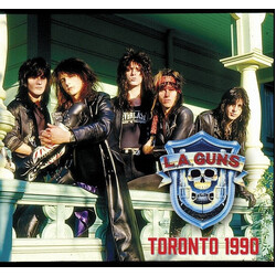 L.A. Guns Toronto 1990 (Red & Blue Vinyl) Vinyl LP