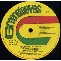 Wayne Wade / Bunny Lie Lie Poor And Humble / Babylonian