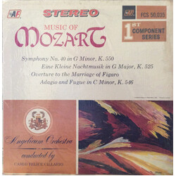 Wolfgang Amadeus Mozart / Orchestra Dell'Angelicum Di Milano / Carlo Felice Cillario Music Of Mozart