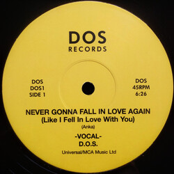 Diplomats Of Soul / Vanessa Haynes Never Gonna Fall In Love Again (Like I Fell In Love With You) Vinyl