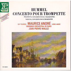 Johann Nepomuk Hummel / Georg Philipp Telemann / Johann Baptist Georg Neruda / Maurice André / Guy Touvron / Lionel André / Ensemble Orchestral De Par