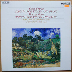 César Franck / Maurice Ravel / Jean-Jacques Kantorow / Jacques Rouvier Sonata For Violin And Piano / Sonata For Violin And Piano