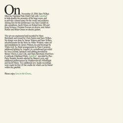 Sam Wilkes (2) Live On The Green Vinyl LP