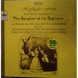 Gaetano Donizetti / Lina Pagliughi / Rina Corsi / Orchestra Sinfonica Di Milano Della RAI The Daughter Of The Regiment - Highlights-