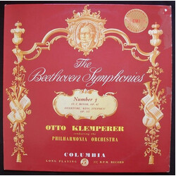 Ludwig van Beethoven / Otto Klemperer / Philharmonia Orchestra The Beethoven Symphonies: Number 5 In C Minor Op. 67 / Overture 'King Stephen' Op. 117