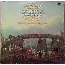 Wolfgang Amadeus Mozart / English Chamber Orchestra / Sir Charles Mackerras Symphonies Nos. 39, 35 And 32
