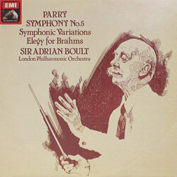 Charles Hubert Hastings Parry / Sir Adrian Boult Symphony No. 5 - Symphonic Variations - Elegy For Brahms