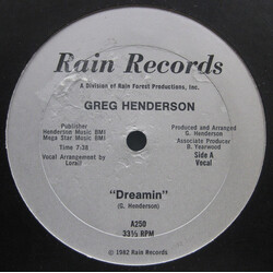 Greg Henderson Dreamin' Vinyl