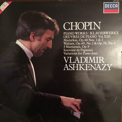 Frédéric Chopin / Vladimir Ashkenazy Piano Works Vol. XIII