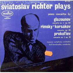 Sviatoslav Richter Plays Piano Concertos By Glazounov, Rimsky-Korsakov, Prokofiev
