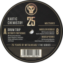 Kaotic Chemistry 25 Years Of Metalheadz - The Series - Part 3 Vinyl LP