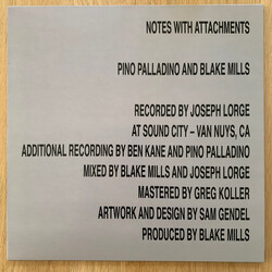Pino Palladino / Blake Mills Notes With Attachments