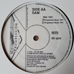 Sam Edwards American Cars / Life Vinyl LP