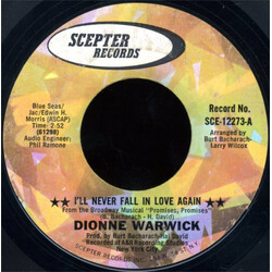 Dionne Warwick I'll Never Fall In Love Again / What The World Needs Now Is Love