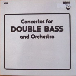 Thorvald Fredin Concertos For Double Bass And Orchestra Vinyl LP