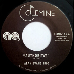 Alan Evans Trio Authoritay / Drop Hop Vinyl