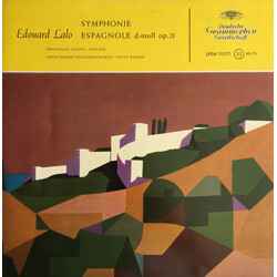 Édouard Lalo / Bronislaw Gimpel / Münchner Philharmoniker / Fritz Rieger Symphonie Espagnole d-moll  op.21