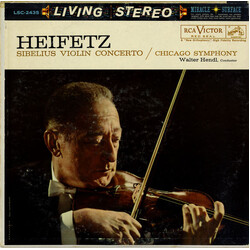 Jascha Heifetz / Jean Sibelius / The Chicago Symphony Orchestra / Walter Hendl Violin Concerto