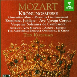 Wolfgang Amadeus Mozart;The Amsterdam Baroque Orchestra And Choir;Ton Koopman;Barbara Schlick;Elisabeth Von Magnus;Paul Agnew (2);Matthijs Mesdag Krön