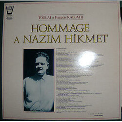Tulay German & Francois Rabbath Homage To Nazim Hikmet Vinyl LP