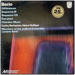 Luciano Berio / Cathy Berberian / Heinz Holliger / Juilliard Ensemble / Luciano Berio Différences / Sequenza III / Sequenza VII / Due Pezzi / Chamber 