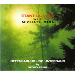 Étant Donnés / Michael Gira Offenbarung Und Untergang By Georg Trakl