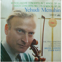 Felix Mendelssohn-Bartholdy / Max Bruch / Walter Susskind / Efrem Kurtz / Philharmonia Orchestra / Yehudi Menuhin Concerto In E Minor Op. 64 / Concert
