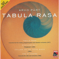 Arvo Pärt Tabula Rasa