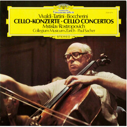 Antonio Vivaldi / Giuseppe Tartini / Luigi Boccherini / Mstislav Rostropovich / Collegium Musicum Zürich / Paul Sacher Cello-Konzerte • Cello Concerto