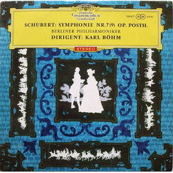 Franz Schubert/Berliner Philharmoniker/Karl Böhm Symphonie Nr. 7 (9) Op. Posth.