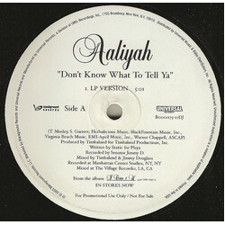 Aaliyah Don't Know What To Tell Ya / Got To Give It Up (Remix)