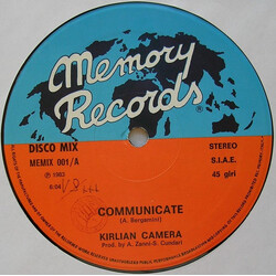 Kirlian Camera Communicate Vinyl