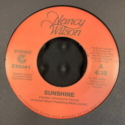 Nancy Wilson Sunshine / The End Of Our Love