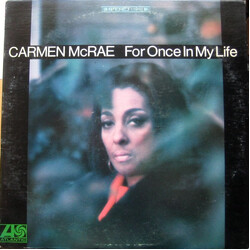 Carmen McRae For Once In My Life