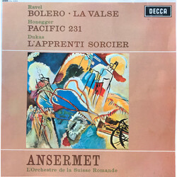 Maurice Ravel / Arthur Honegger / Paul Dukas / Ernest Ansermet / L'Orchestre De La Suisse Romande Bolero • La Valse / Pacific 231 / L'Apprentii Sorcie