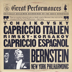 Pyotr Ilyich Tchaikovsky / Nikolai Rimsky-Korsakov / Leonard Bernstein / The New York Philharmonic Orchestra Capriccio Italien  / Capriccio Espagnol
