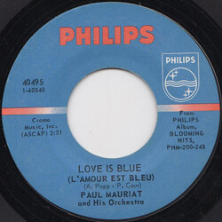 Paul Mauriat And His Orchestra Love Is Blue (L'Amour Est Bleu) / Alone In The World (Seuls Au Monde)
