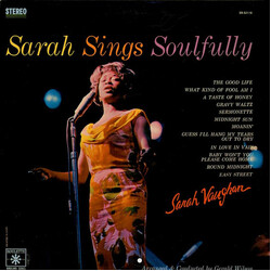 Sarah Vaughan Sarah Sings Soulfully Vinyl LP