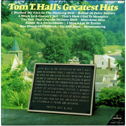 Tom T. Hall Tom T. Hall's Greatest Hits