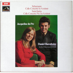 Robert Schumann / Camille Saint-Saëns / Jacqueline Du Pré / Daniel Barenboim / New Philharmonia Orchestra Cello Concerto In A Minor / Cello Concerto N