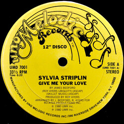 Sylvia Striplin Give Me Your Love