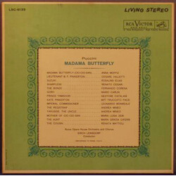 Giacomo Puccini / Anna Moffo / Rosalind Elias / Cesare Valletti / Renato Cesari / Erich Leinsdorf / Orchestra Del Teatro Dell'Opera Di Roma / Coro Del