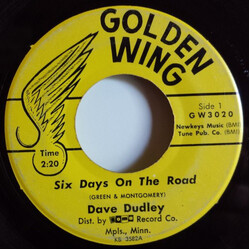 Dave Dudley Six Days On The Road / I Feel A Cry Coming On