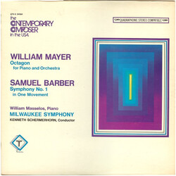 William Mayer / Samuel Barber / William Masselos / Milwaukee Symphony Orchestra / Kenneth Schermerhorn Octagon For Piano And Orchestra / Symphony No. 
