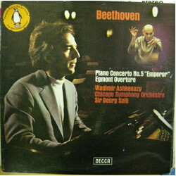 Ludwig van Beethoven / Vladimir Ashkenazy / The Chicago Symphony Orchestra / Georg Solti Piano Concerto No. 5 "Emperor" / Egmont Overture