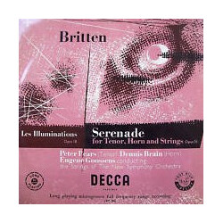 Benjamin Britten / Peter Pears / Dennis Brain / Sir Eugene Goossens / The New Symphony Orchestra Of London Les Illuminations / Serenade For Tenor, Hor