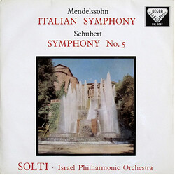 Felix Mendelssohn-Bartholdy / Franz Schubert / Georg Solti / Israel Philharmonic Orchestra Italian Symphony / Symphony No. 5