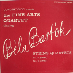 Béla Bartók / The Fine Arts Quartet String Quartets No. 5, No. 6